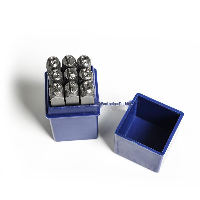 Digital Steel Stamp Set: Number Stamping Die 0-9, DIY Logo Pattern Stamp