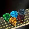 5/24pcs 0.5mm Colorful Celluloid Guitar Picks for Acoustic Electric Guitar, Bass, Ukulele, Musical Instrument Accessories YMY