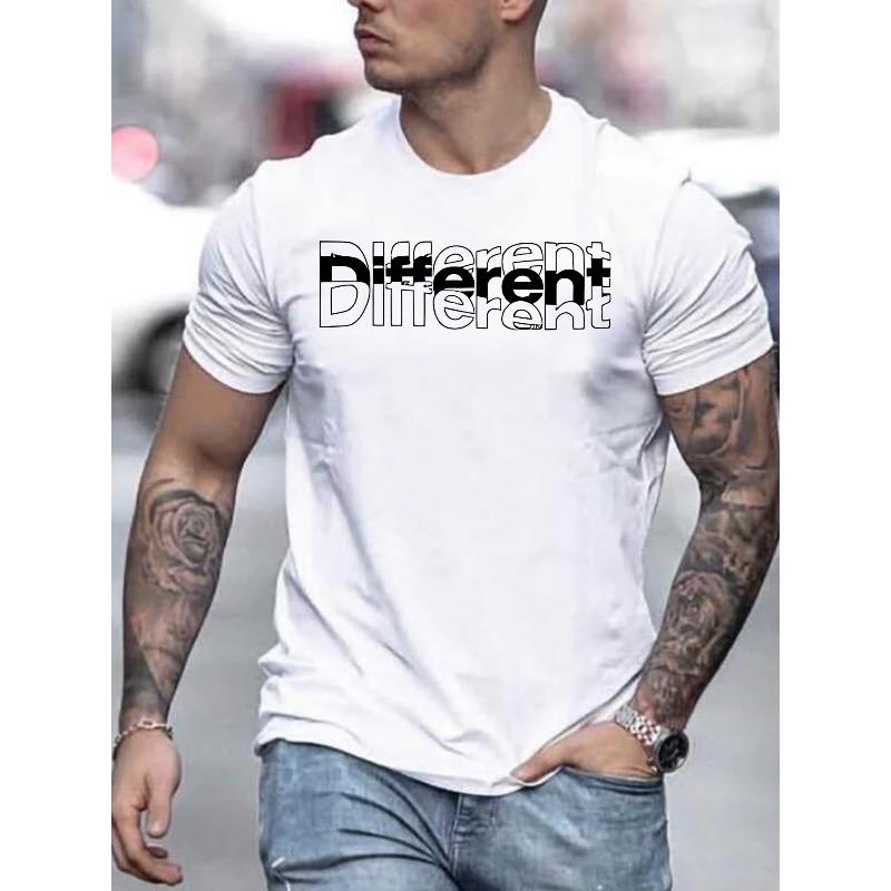 

Европейский размер Мужская летняя модная футболка с коротким рукавом, 100% хлопок, с круглым вырезом, повседневная футболка с принтом, обычная посадка, трикотажный топ для взрослых 2XL белый