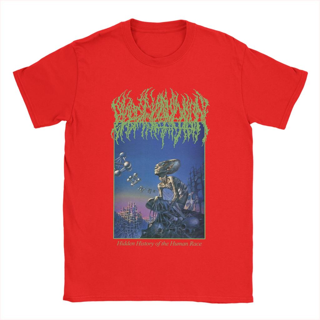 Blood Incantation Hidden Cotton TShirt For Unisex Summer Vintage TShirts Crewneck Novelty Tee Shirt Big Size Casual Clothes