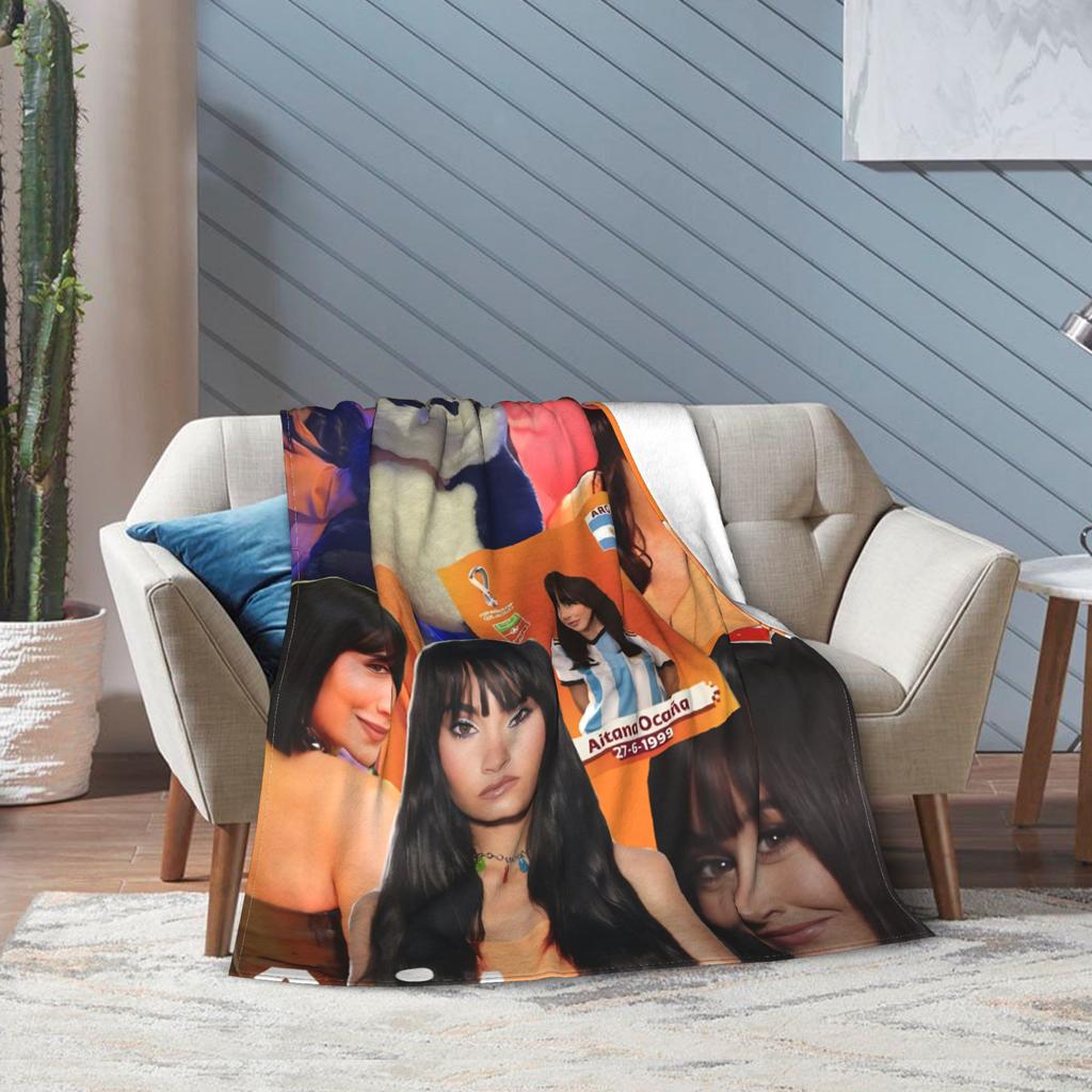 Aitanaed Singer Alpha Album Blanket Warm Cozy Fluffy  Throw Blankets for Bed 50x60 Inch Multiple Sizes Bedding Throws
