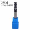 1*AlTiN Coated Solid Carbide Milling Coating Solid Carbide Milling Cutter HPC