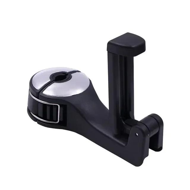 Car Seat Headrest Hook Mobile Phone Holder Multi-functional Rotatable Storage Handbag Holder Portable Car Mobile Phone Holder