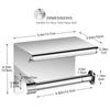 Wall Mounted Tissue Holder, SUS304 Stainless Steel Bathroom Toilet Paper Holder