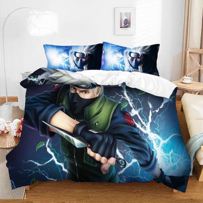 3D Digitaldruck Hokage Bettwäsche Dreiteiliger Druck Heimtextilien Vierteiliges Set