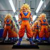 34cm Anime Dragon Ball Z Super Saiyan 3 Son Goku Action Figures Standing Model Pvc Statue Desktop Decoration Ornament Toys Gifts
