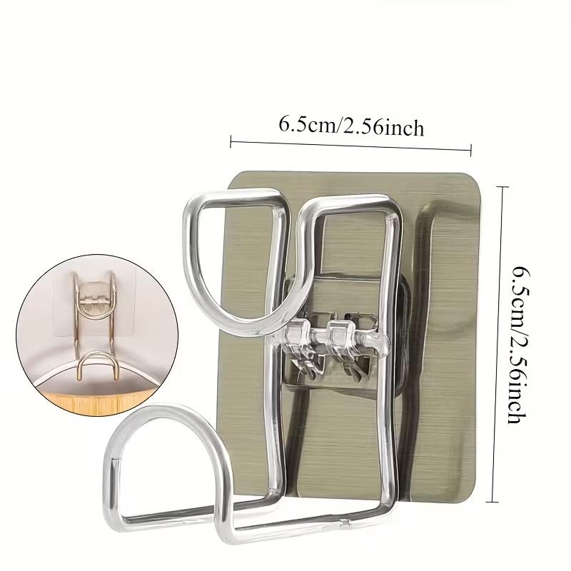 Stainless Steel Washbasin Hook Multifunction Punch-free Kitchen Bathroom Rack Basin Storage Rack Towel Hanging Holder