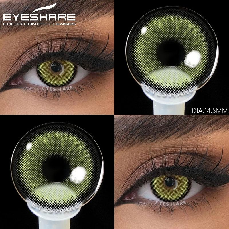 1 Pair Colored Contact Lenses for Eyes Natural Blue Eye Lenses Gray Lens Eye Contacts Cosmetic Beauty Pupil Makeup Lens