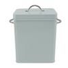 Metal Laundry Room Container with Dual Side Handles with Spoon Lid Farmhouse Laundry Powder Container for Washing Powder Rice Dog Food