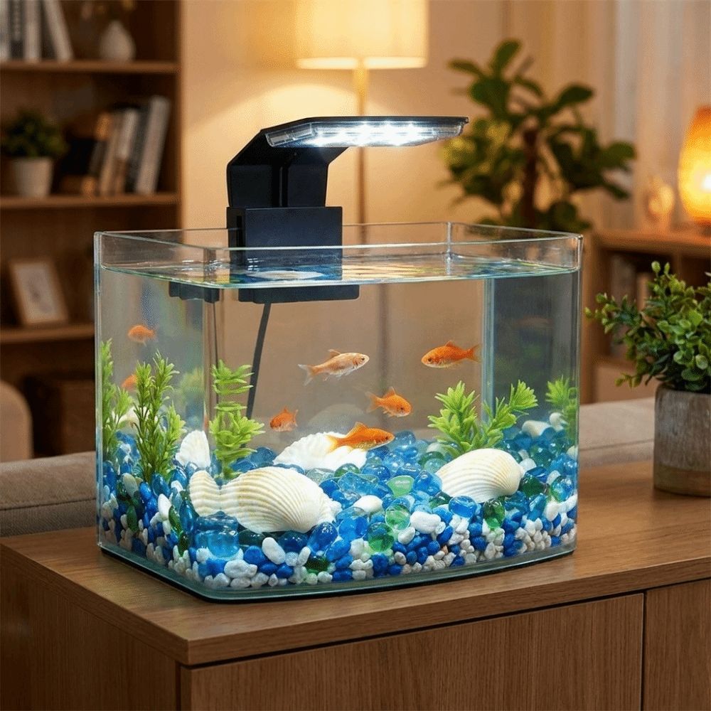 Multi-Color Fish Tank Clip Lamp Waterproof Plant Grow Light Fish Tank Landscaping