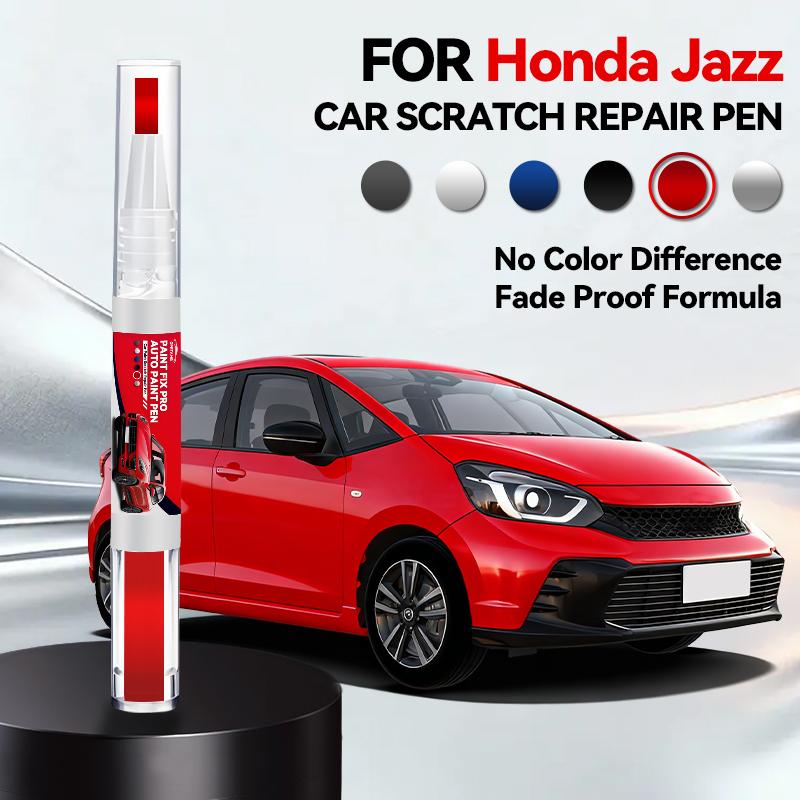 For HONDA JAZZ Car Paint Repair Pen Paint Scratch Repair Accessories Silver Black Blue Metallic Brown Green Urban Gray Red