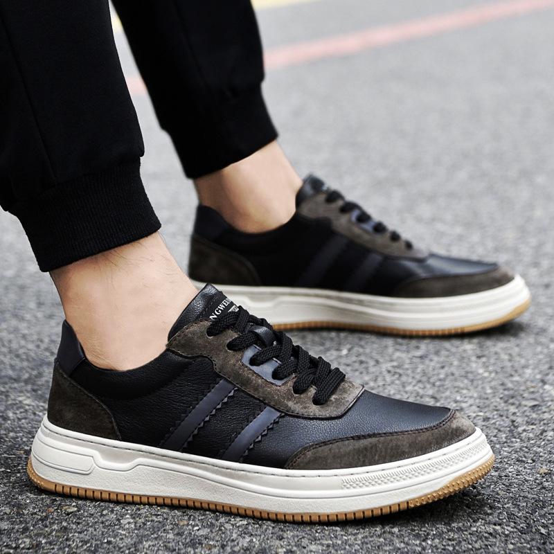 European station men's shoes spring trend white shoes casual shoes low-top British style board shoes men's trendy shoes