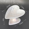 Creative Love Tray Ceramic Heart Shaped Jewelry Cosmetic Box Delicate Tall Fruit Dessert Plate Display Stand Table Ornament New