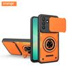Armor Funda Para For Samsung Galaxy A37 A57 A17 5G A07 4G Case Slide Camera Lens Back Cover Magnetic Ring Stand Protect Coque