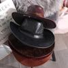 Sun Protection Caps Climbing Hats Western Cowboy Hats Summer Sun Hats PU Leather Sunscreen Caps