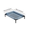 Elevated Cooling Dog Bed Outdoor Raised Cat Bed Pet Washable Raised Bed Hammock Cat Bed for Cats Dogs Breathable Colth Bed