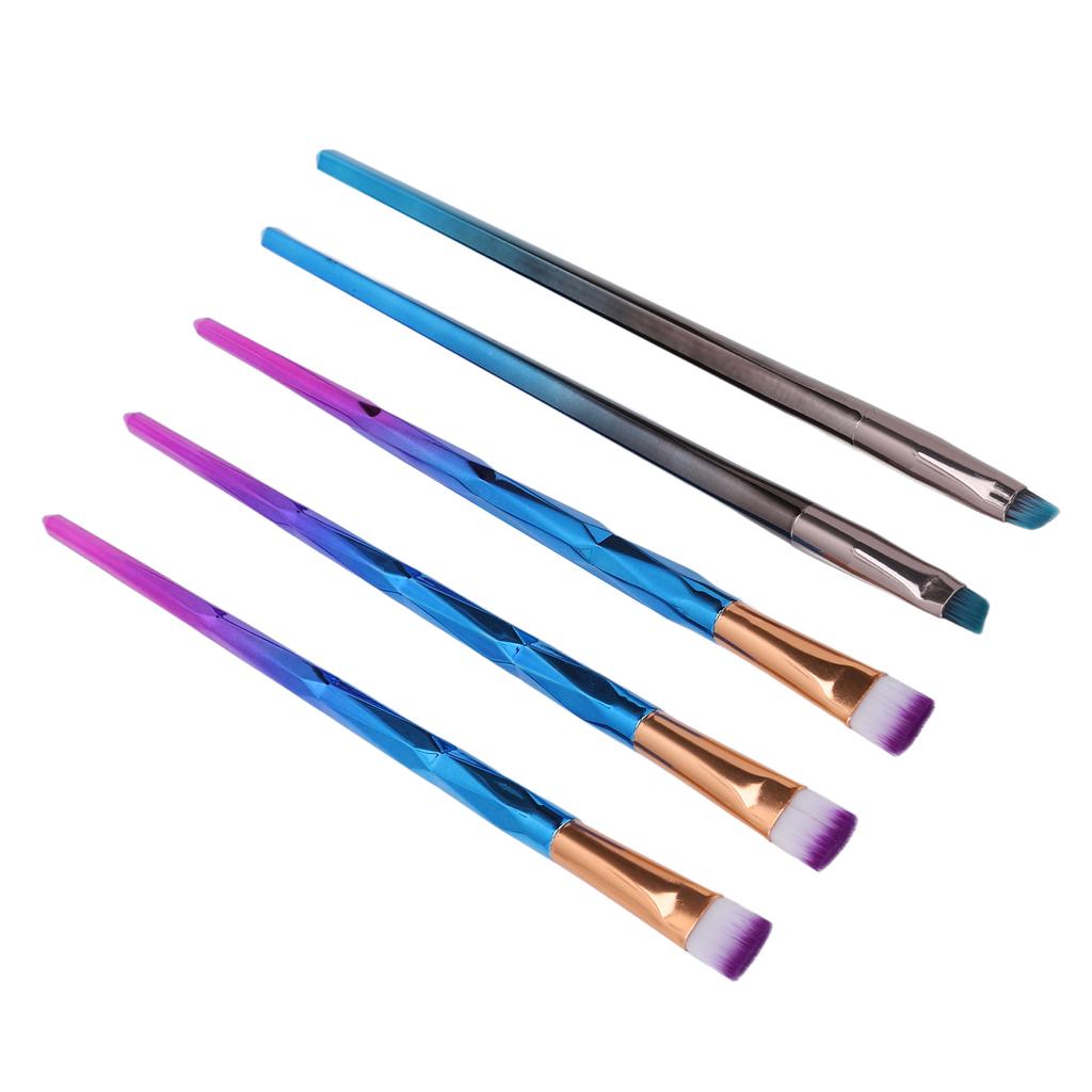 5pcs Nail Art Brushes Set Professional Home Salon Novice DIY Nail Painting Brush for Nail Extension