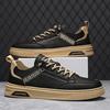 Fashion Men 2025 New Spring Men Shoes Versatile Leather Surface Casual Shoes Student Youth Flat Comfortable Sneakers Zapatillas Hombre