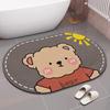 Cushion Diatom Mud Bathroom Floor Mat Water Absorption Mat Anti Slip Mat Diatomite Toilet Foot Mat Toilet Water Absorption Door