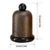 Imitation Walnut Color Toothpick Holder With Ball Top High-End Decor For Living Room & Kitchen, Portable