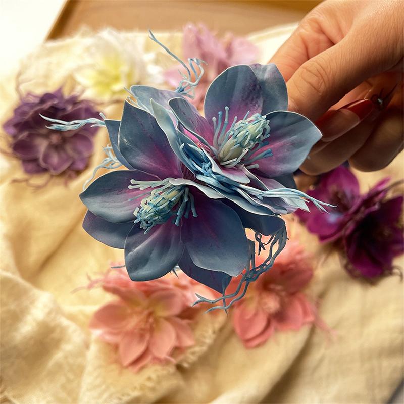 

Элегантная заколка для волос с имитацией цветов в богемном стиле, милые заколки-автоматы, головной убор для отпуска на море, аксессуары для волос, подарки