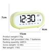 Children's Cartoon LCD Desktop Alarm Clock - Mute, Electronic for Bedroom or Study