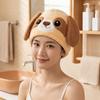 Absorbent Dry Hair Caps Soft Plush Shower Cap Cute Dry Hair Towel  Hair