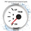 IP67 Waterproof Boat Trim Gauge Red Backlight Marine Trim Meter Ship Trim Indicator  Marine Use