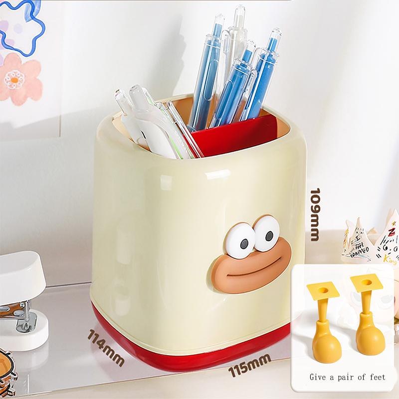 Student Desk Fun Pen Holder Stationery Storage Box More Exquisite and Large-capacity Pen Holder Storage Box for Office Desks
