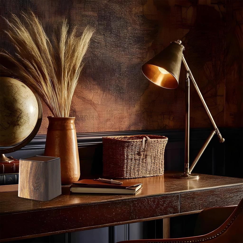 Trash Can for Desk Little Trash Can Desktop Wastebasket Dustbin with Lid Space-Saving Storage Container Desktop Accessories