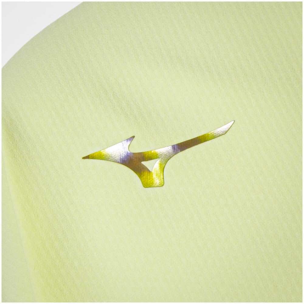 Mizuno Tech Shield Training Luminary Size L Jacket, Windproof, Stretch, Water-Repellent, 32MCA552, Men's, Green,