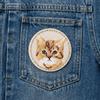 5pcs Iron on Cat Embroidered Patch Clothes Stickers Cute Dog Clothing Patch DIY Cartoon Clothes Appliques Sewing