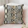 Snake Print Pillow Case Pillowcase, Double-sided Printed, Sofa Cushion, Bedroom Headboard Pillow