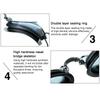 Professional Swimming Goggles Uv Protection Silicone Glasses Adjustable Swimming Eyewear Soft Waterproof Comfortable