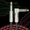 6.35mm To 6.35mm 90 Degree Right Angle Sound Cable For Electric Guitar Basses Mixer 6.35mm Connectors Long Elbow Wire