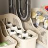 with Wheels Kitchen Storage Basket Multi-function Kitchen Cabinet Organizer  Kitchen