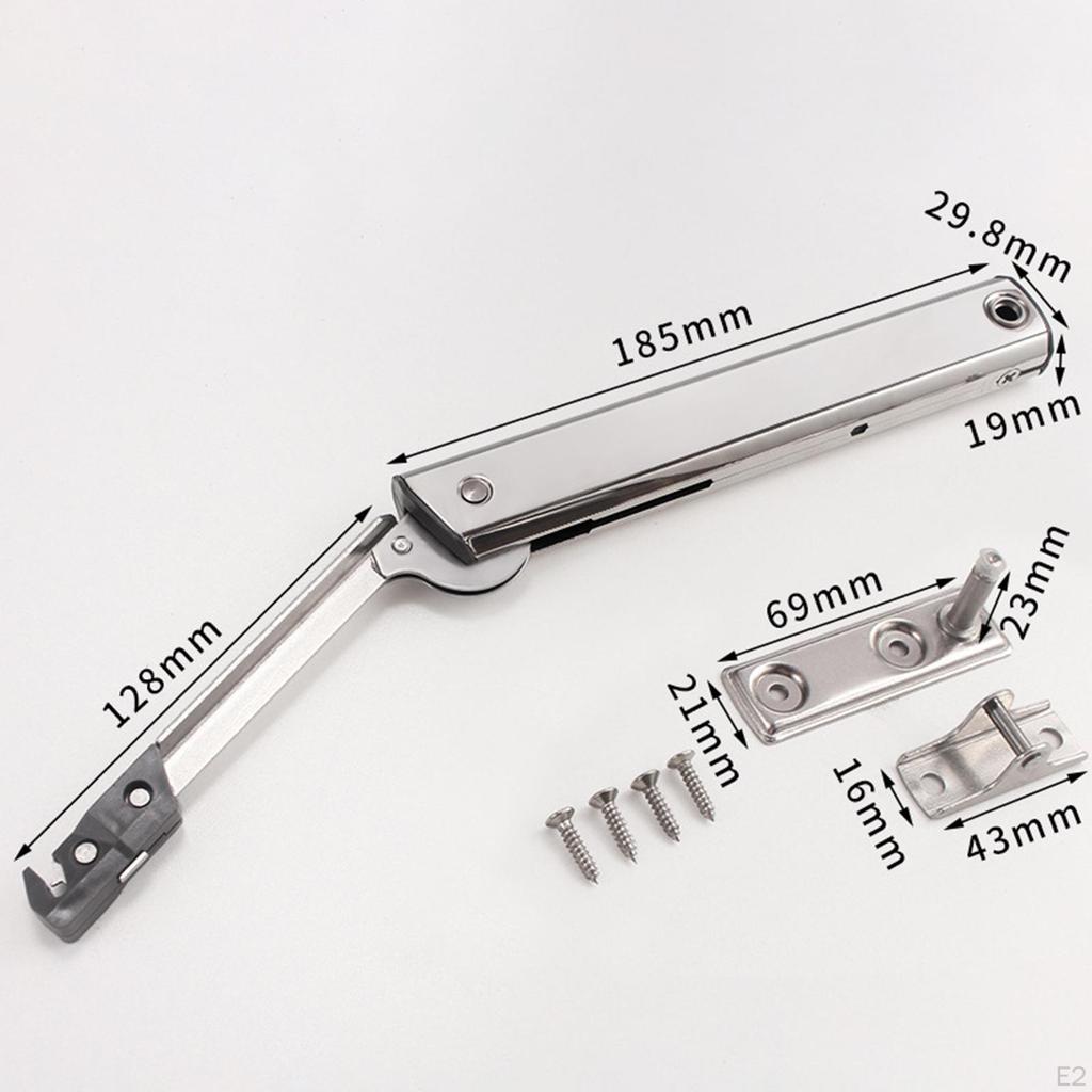 Lift Stay Support Hinge,Cabinet Door Hinge,Easy Installation Randomly Stop Hinge for Display