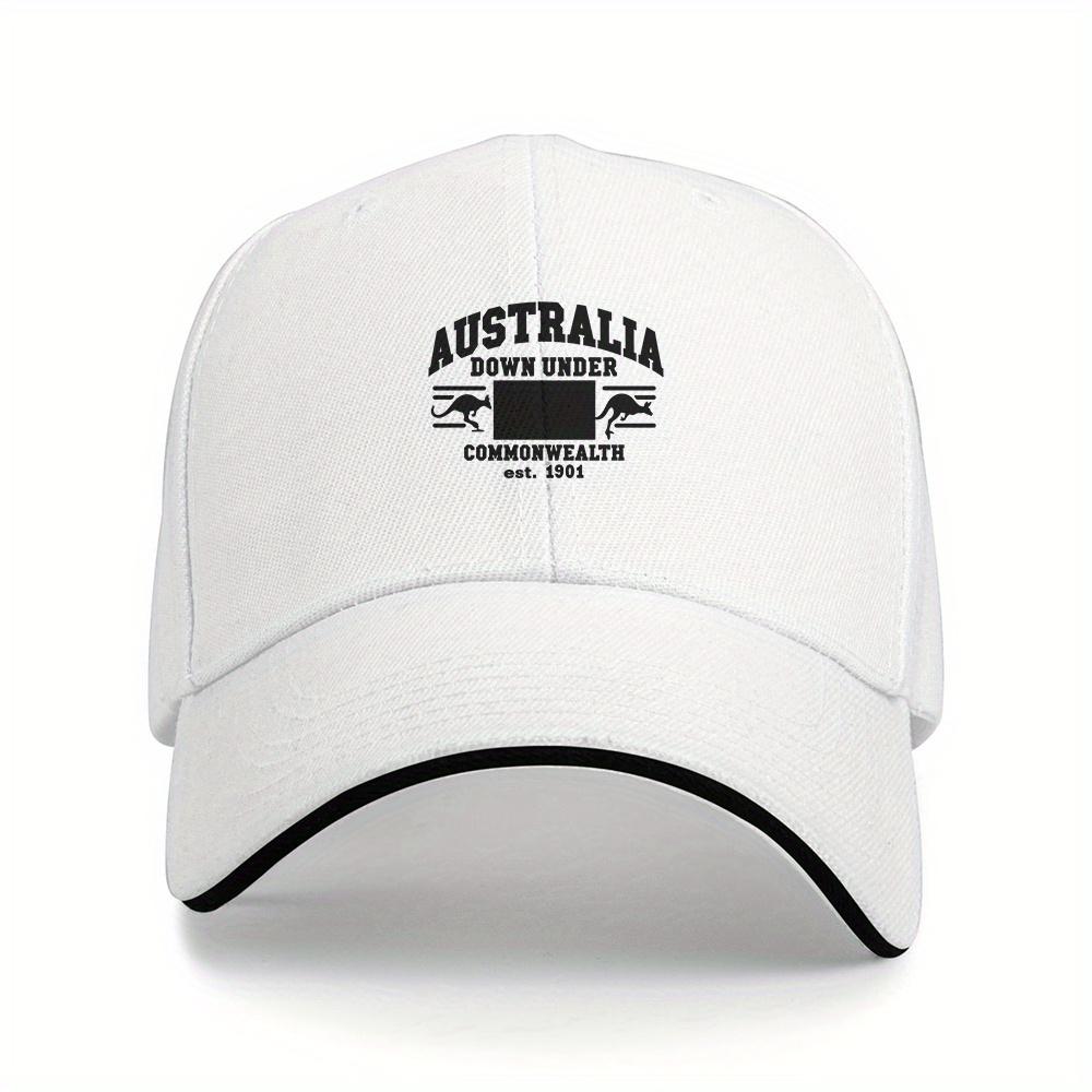 Australia Down Under Commonwealth Est 1901 Baseball Cap Polyester Adjustable Sporty Unisex Outdoor Hat