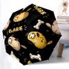 1pc Dogs Bones Automatic Open/Close Umbrella, Windproof, Folding Compact Umbrella with Lightweight Design for Women/Men028