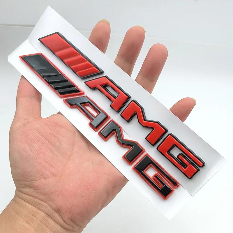 Samolepka na auto Nové 3D ABS Logo Znak AMG Písmena Odznak na kufr auta Pro Mercedes Benz A B C E S GLA GLB GLC GLE GLS Vito G Třída AMG