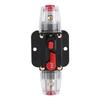 DC12V-24V Car Circuit Breaker Reset Inline Fuse Inverter Audio/Video System Protection (20A)
