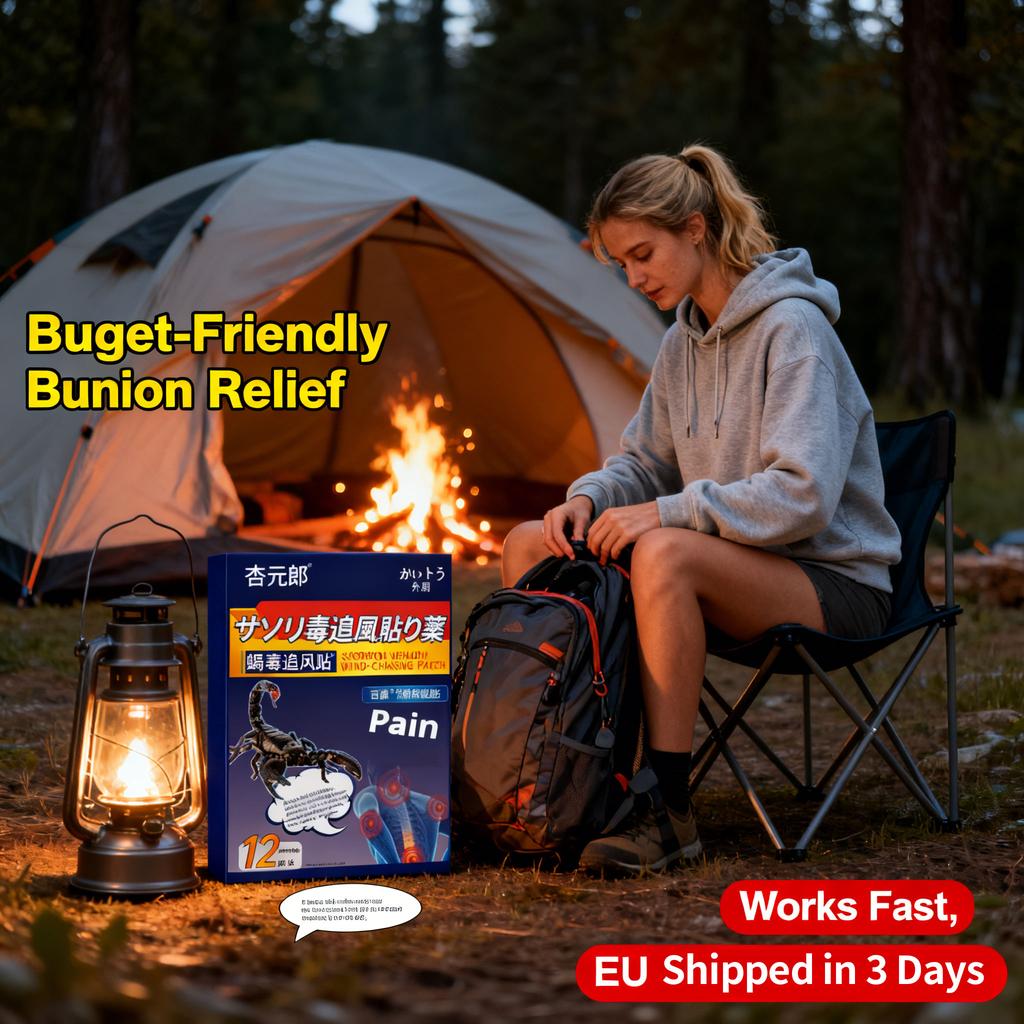 Plant-Based Toe Bunion Patch - Gentle Non-Irritating Post-Activity Relief