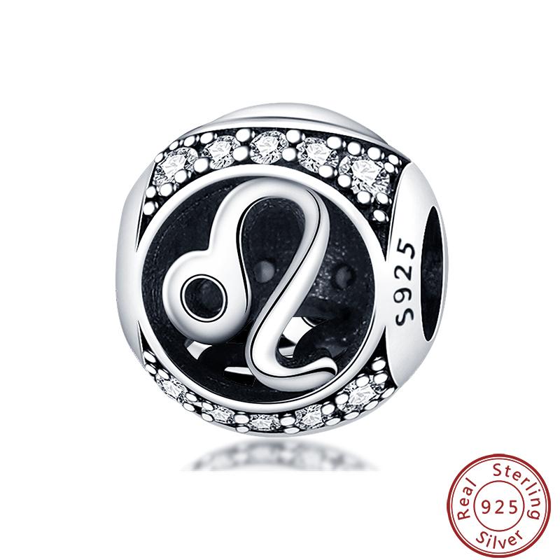 Lucky Copper Craft Birthday Zodiac Series Colorful Shining Zircon Lucky Beads Charms 3Mm Diy Exquisite Jewelry Making