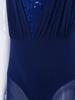 Sparkle Sequin Sleeveless Leotard Jumpsuit with Back Cutout and Built-in Shorts for Girls Dance Stage Performance Show