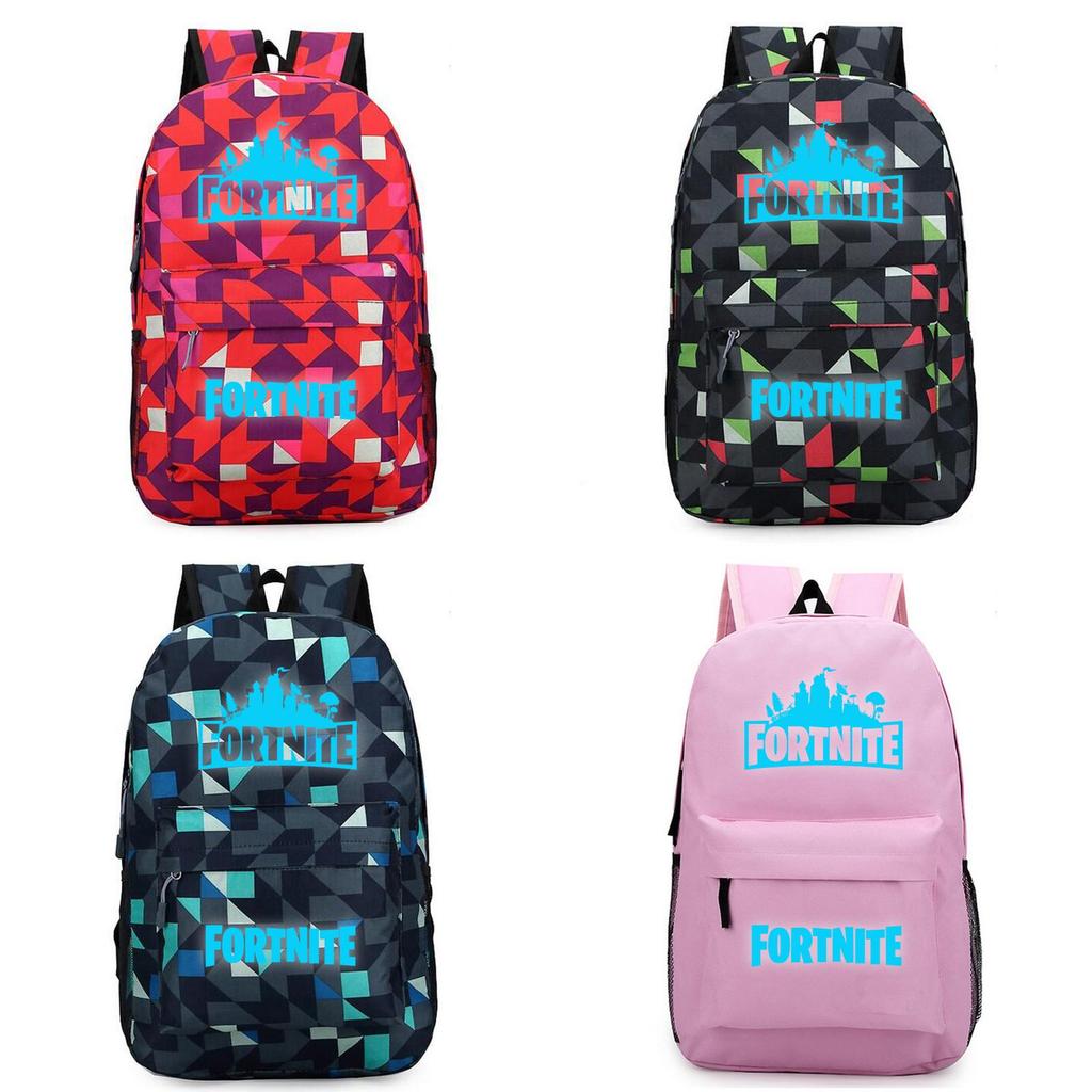 School Fortnite Bag Battle Royale Shoulder Luminous Boy Backpack Trendy Cool And