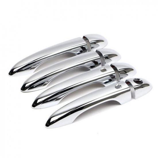 For Jeep Cherokee 2014- Chrome Car External Door Handle Molding Cover Trim