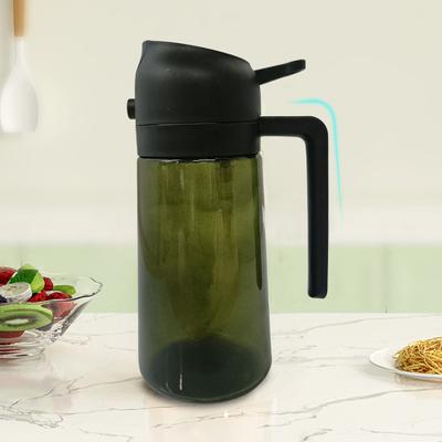 Yousheng Oil Sprayer for Cooking 470ml Glass Olive Oil Dispenser And Sprayer Efficient Oil Control Multi-Function Kitchen Tool for Air Fryer BBQ Salad