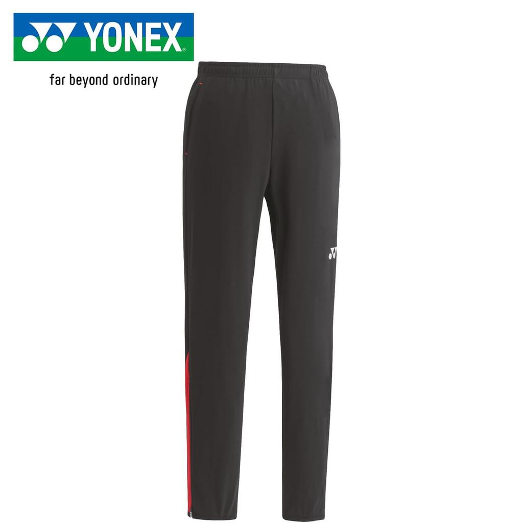 YONEX Unisex Football Training Top Pro Size O FW6006 Pants, Style, Black/Red,