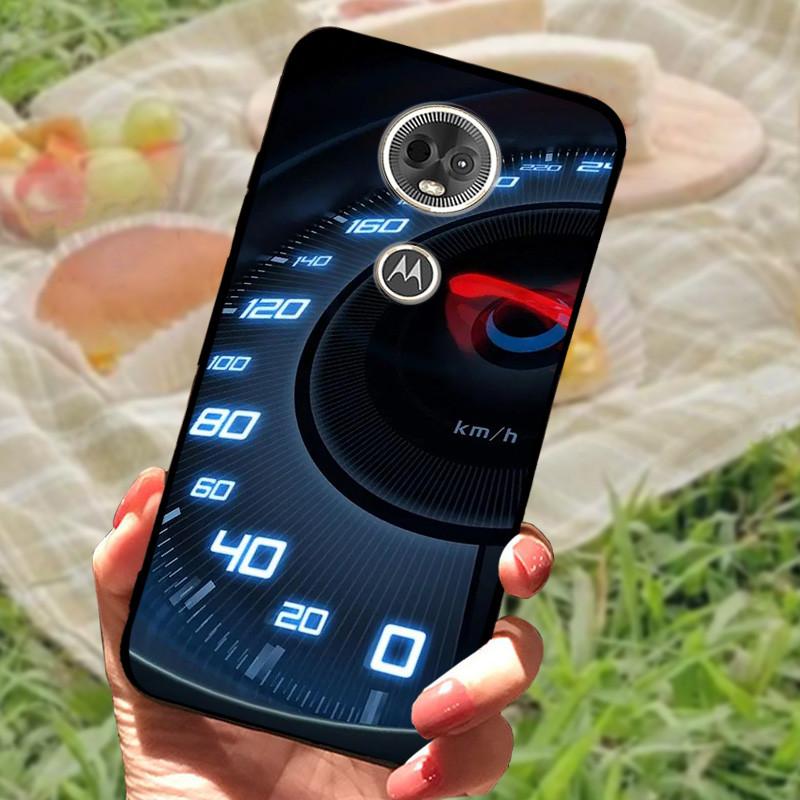 Etui Silikonowe Miękkie Odporne na Wstrząsy TPU Tylna Pokrywa dla Motorola Moto E5 / E5 Play EU / E5Plus / E5 Plus Capa E5Play E 5 Marmur