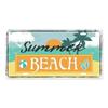Summer Beach License Posters Wall Decor Plate Meal Sign Plaque Metal Vintage Tin Sign Room Decoration for Bar Pub